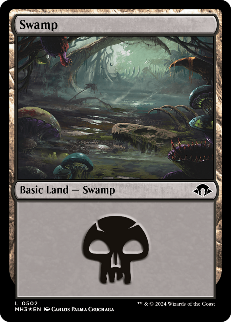 Swamp (0502) (Ripple Foil) [Modern Horizons 3] | Anubis Games and Hobby