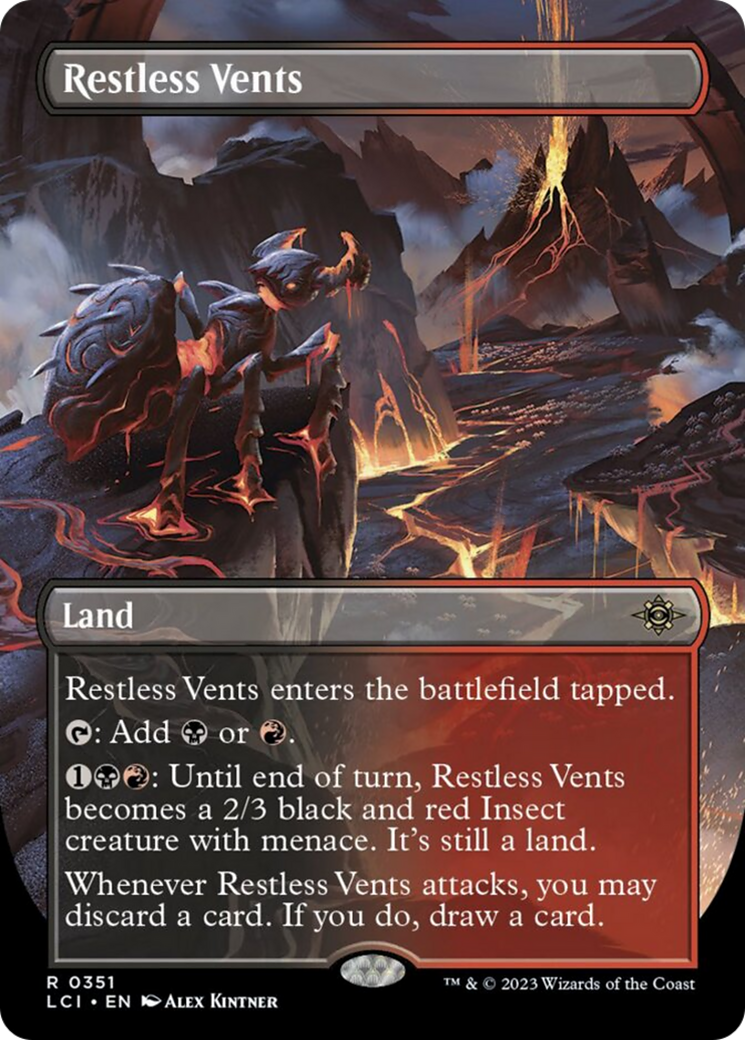 Restless Vents (Borderless) [The Lost Caverns of Ixalan] | Anubis Games and Hobby