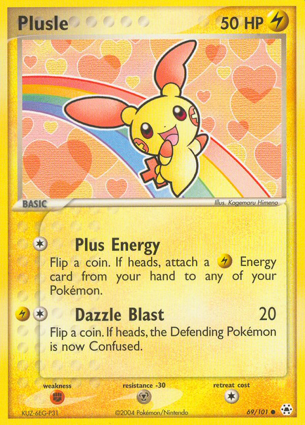 Plusle (69/101) [EX: Hidden Legends] | Anubis Games and Hobby