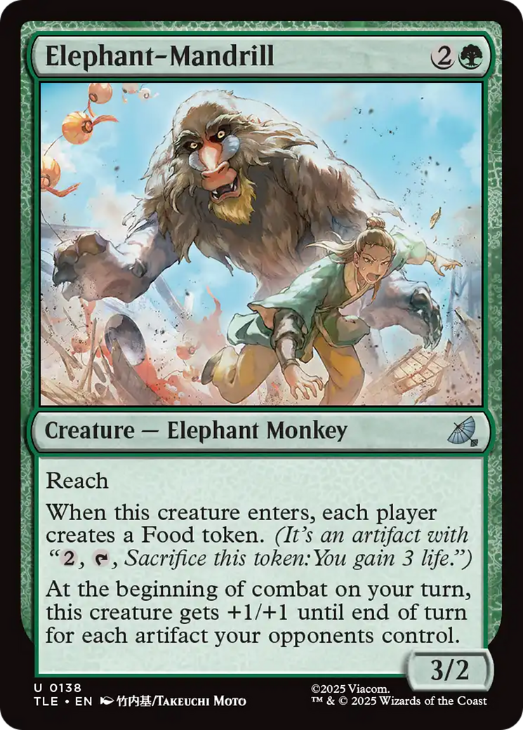 Elephant-Mandrill [Avatar: The Last Airbender: Eternal-Legal] | Anubis Games and Hobby