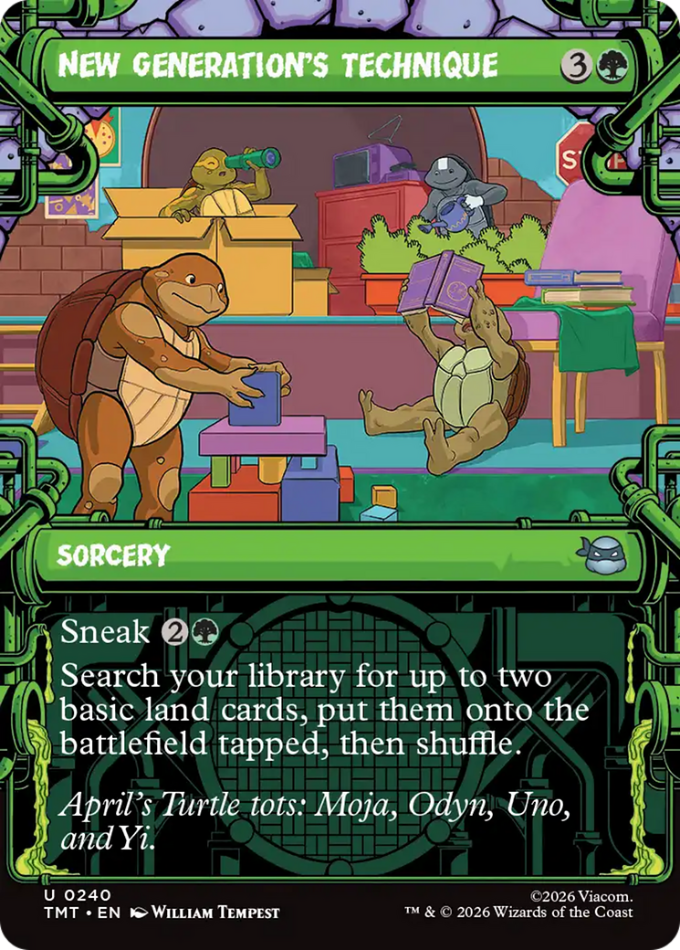 New Generation's Technique (Showcase) [Teenage Mutant Ninja Turtles] | Anubis Games and Hobby