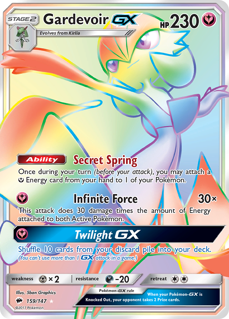 Gardevoir GX (159/147) [Sun & Moon: Burning Shadows] | Anubis Games and Hobby
