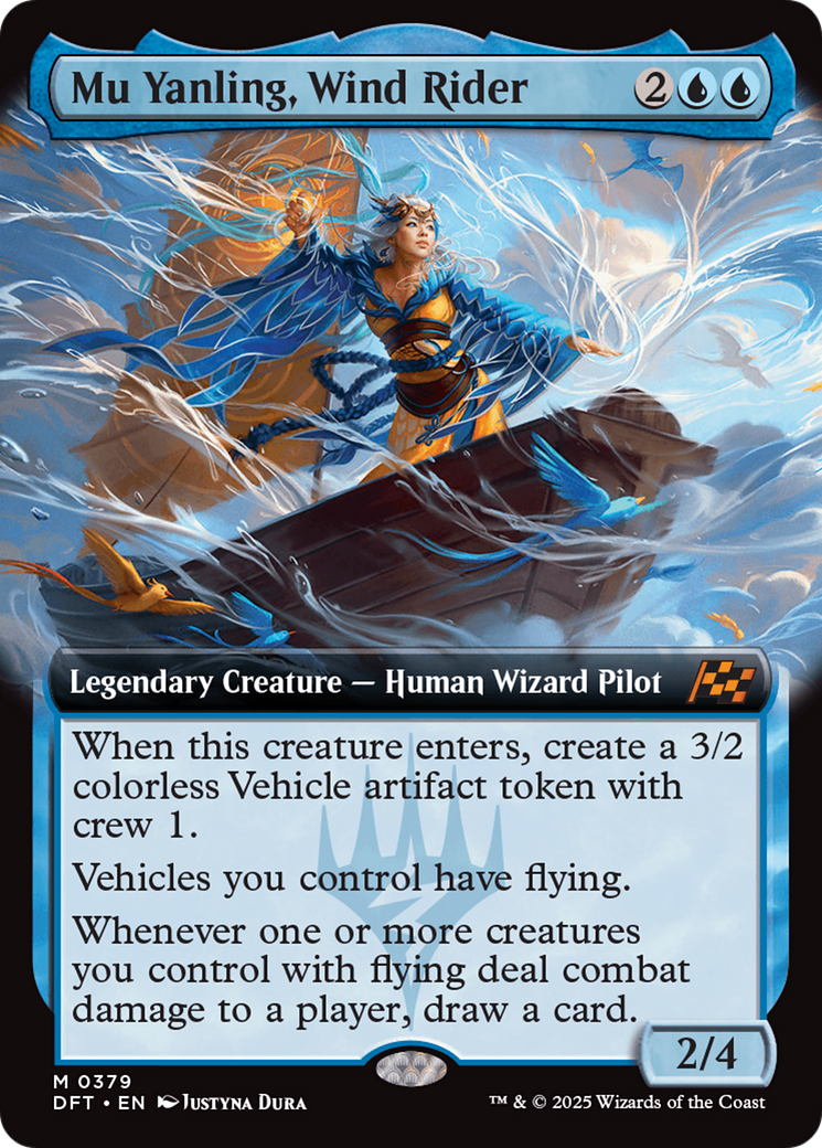 Mu Yanling, Wind Rider (Extended Art) [Aetherdrift] | Anubis Games and Hobby