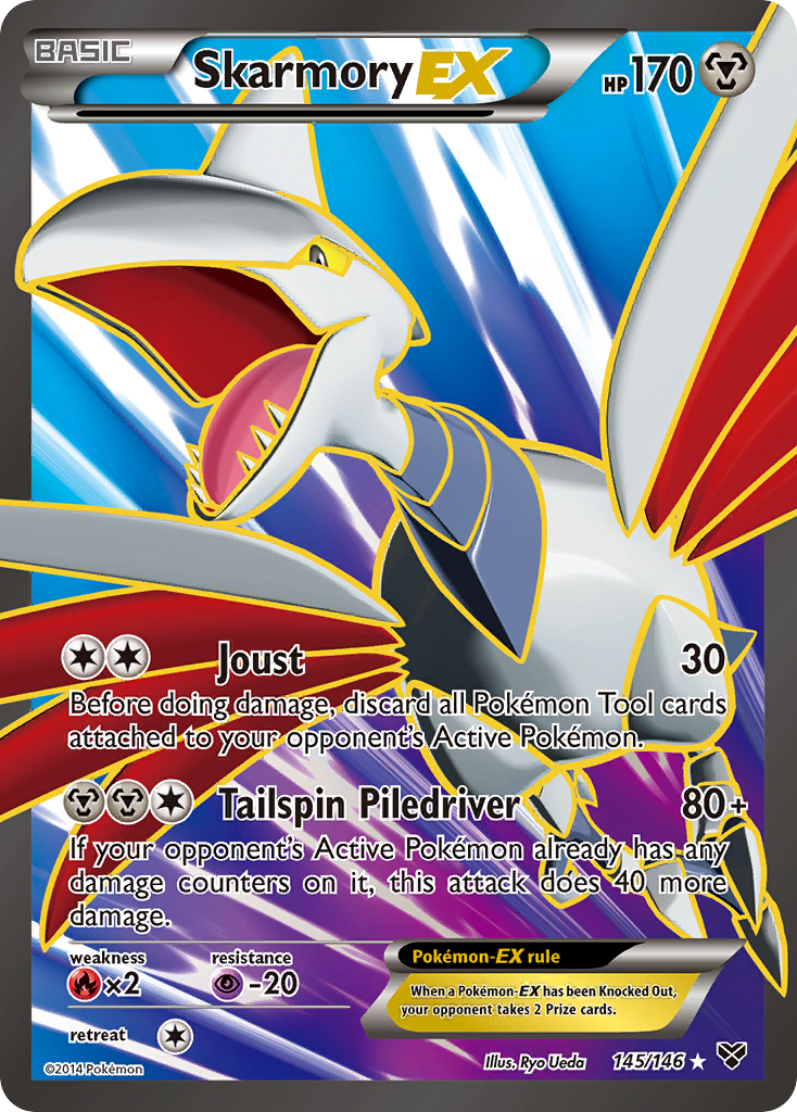 Skarmory EX (145/146) [XY: Base Set] | Anubis Games and Hobby