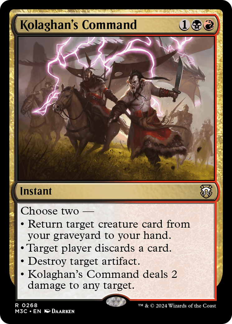 Kolaghan's Command (Ripple Foil) [Modern Horizons 3 Commander] | Anubis Games and Hobby