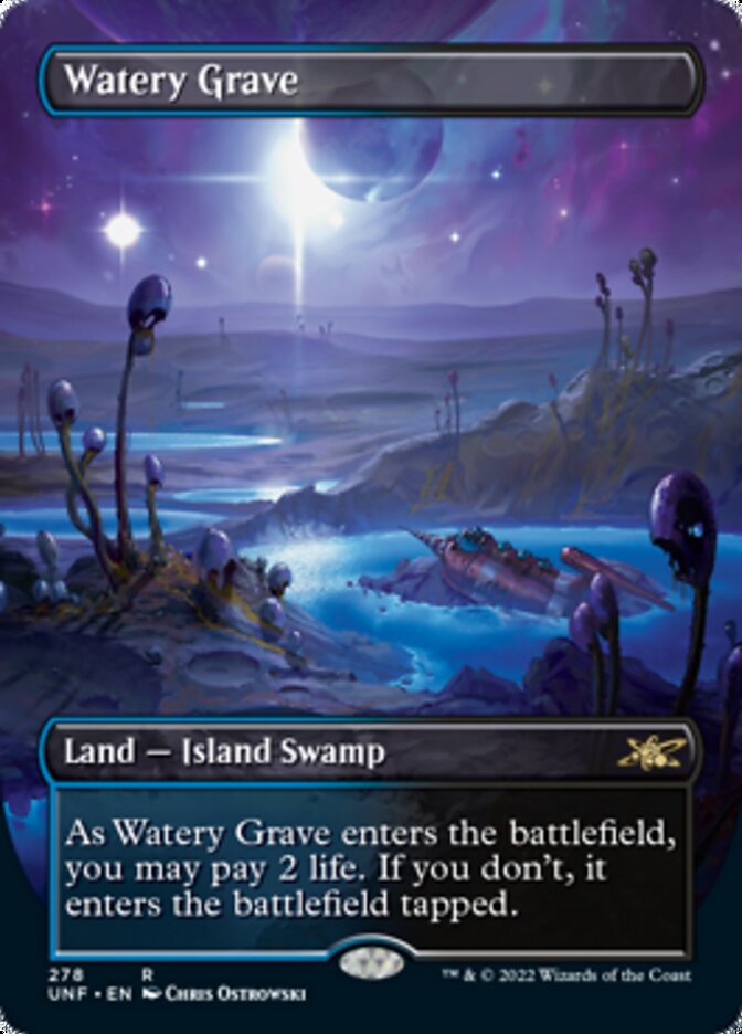 Watery Grave (Borderless) [Unfinity] | Anubis Games and Hobby