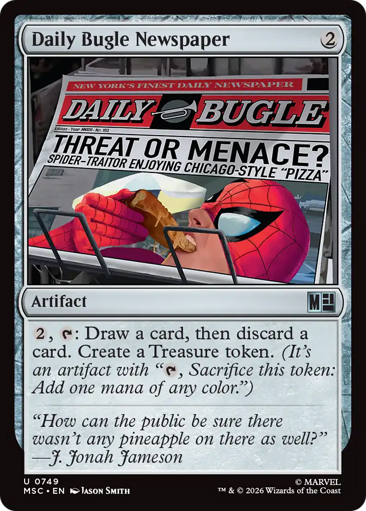 Daily Bugle Newspaper [Marvel Super Heroes Commander] | Anubis Games and Hobby