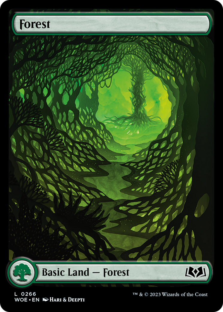 Forest (266) (Full-Art) [Wilds of Eldraine] | Anubis Games and Hobby