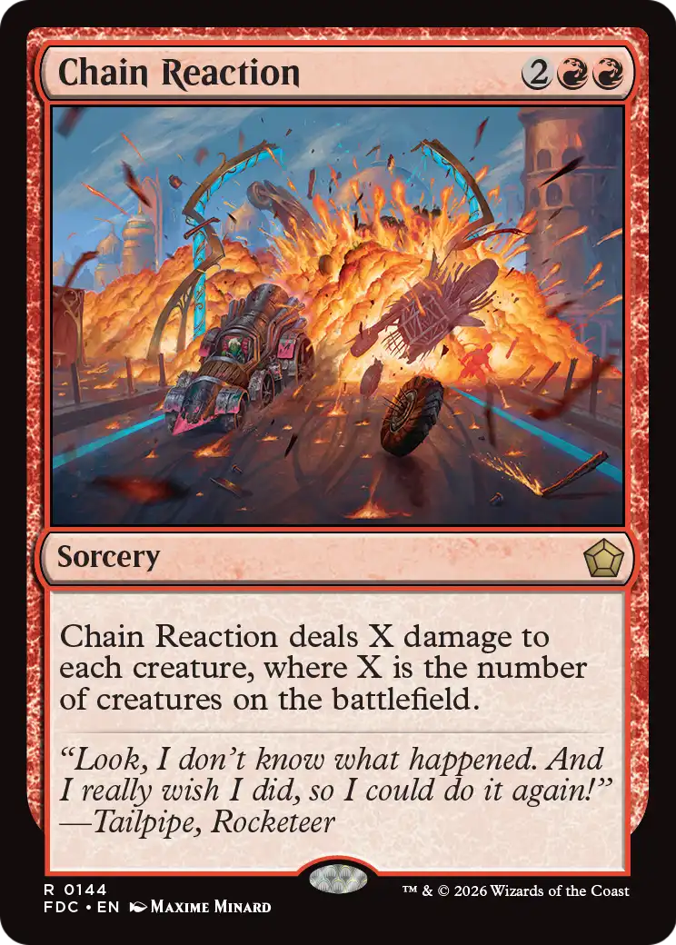 Chain Reaction [Foundations Commander] | Anubis Games and Hobby