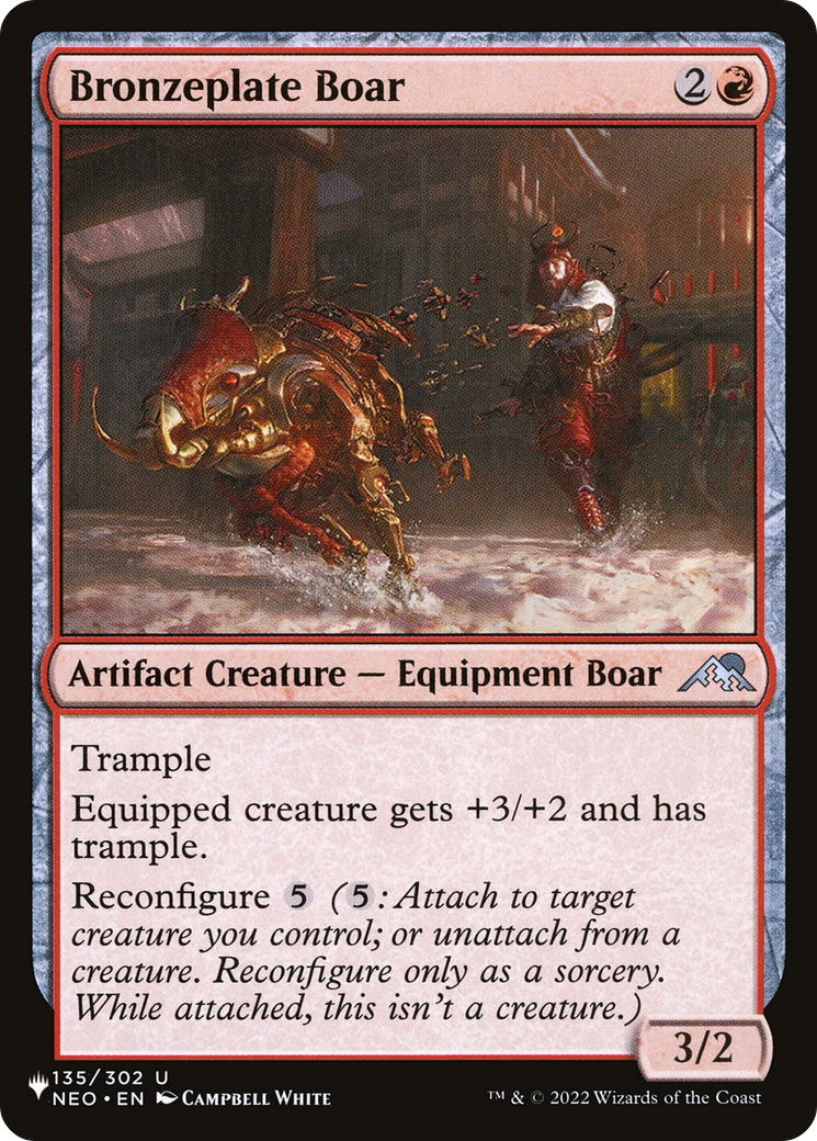 Bronzeplate Boar [The List Reprints] | Anubis Games and Hobby