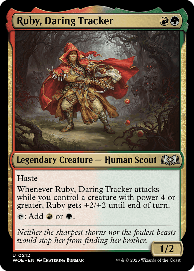 Ruby, Daring Tracker [Wilds of Eldraine] | Anubis Games and Hobby