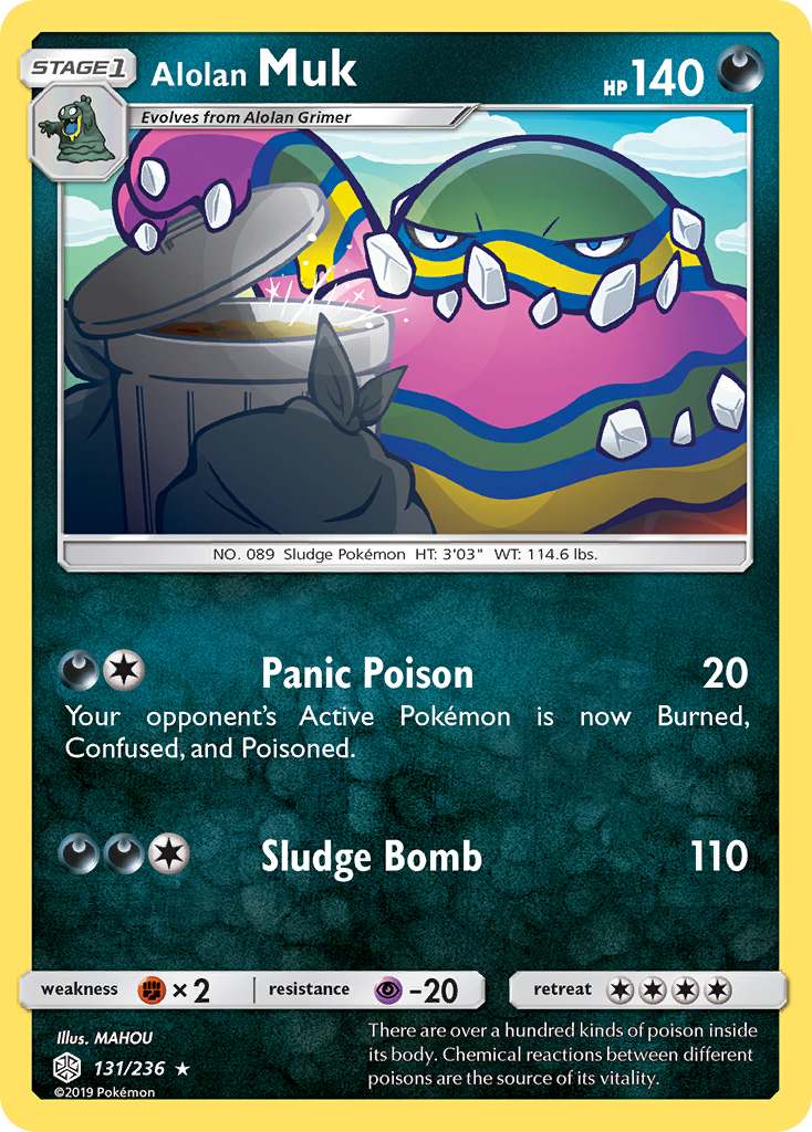 Alolan Muk (131/236) [Sun & Moon: Cosmic Eclipse] | Anubis Games and Hobby