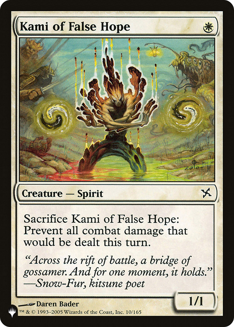 Kami of False Hope [The List] | Anubis Games and Hobby
