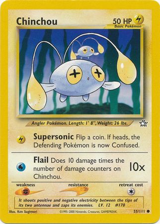 Chinchou (55/111) [Neo Genesis Unlimited] | Anubis Games and Hobby