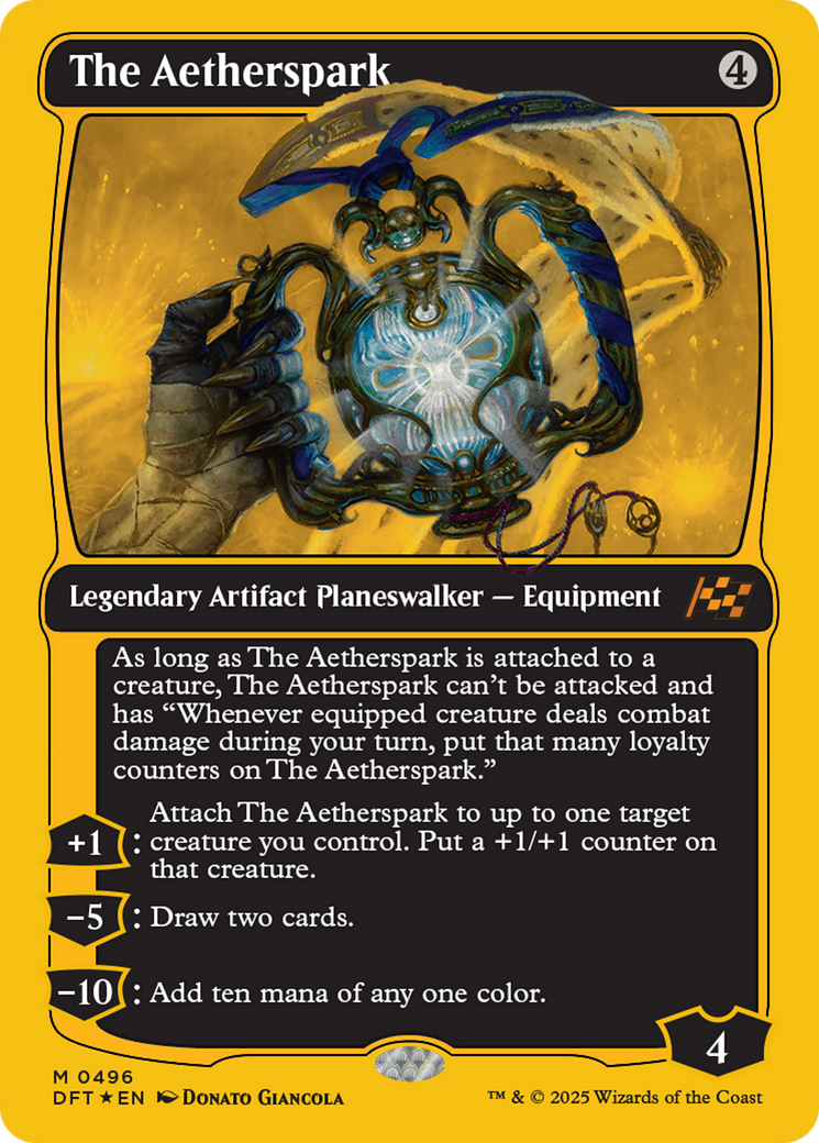 The Aetherspark (First-Place Foil) [Aetherdrift] | Anubis Games and Hobby