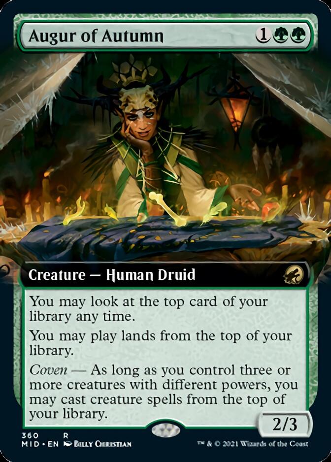 Augur of Autumn (Extended Art) [Innistrad: Midnight Hunt] | Anubis Games and Hobby