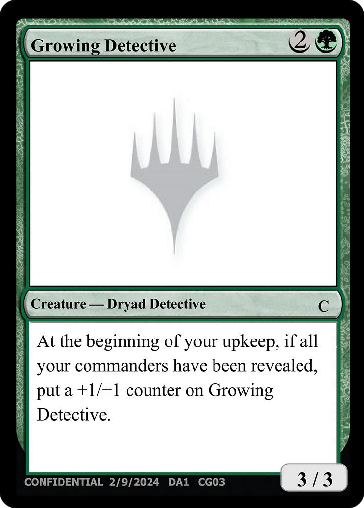 Growing Detective [Unknown Event] | Anubis Games and Hobby