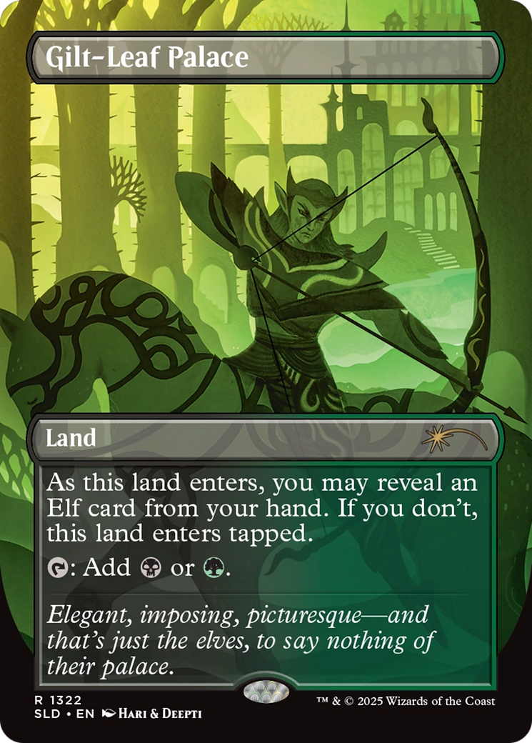 Gilt-Leaf Palace (Rainbow Foil) [Secret Lair Drop Series] | Anubis Games and Hobby