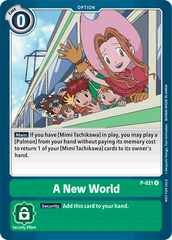 A New World [P-021] [Promotional Cards] | Anubis Games and Hobby