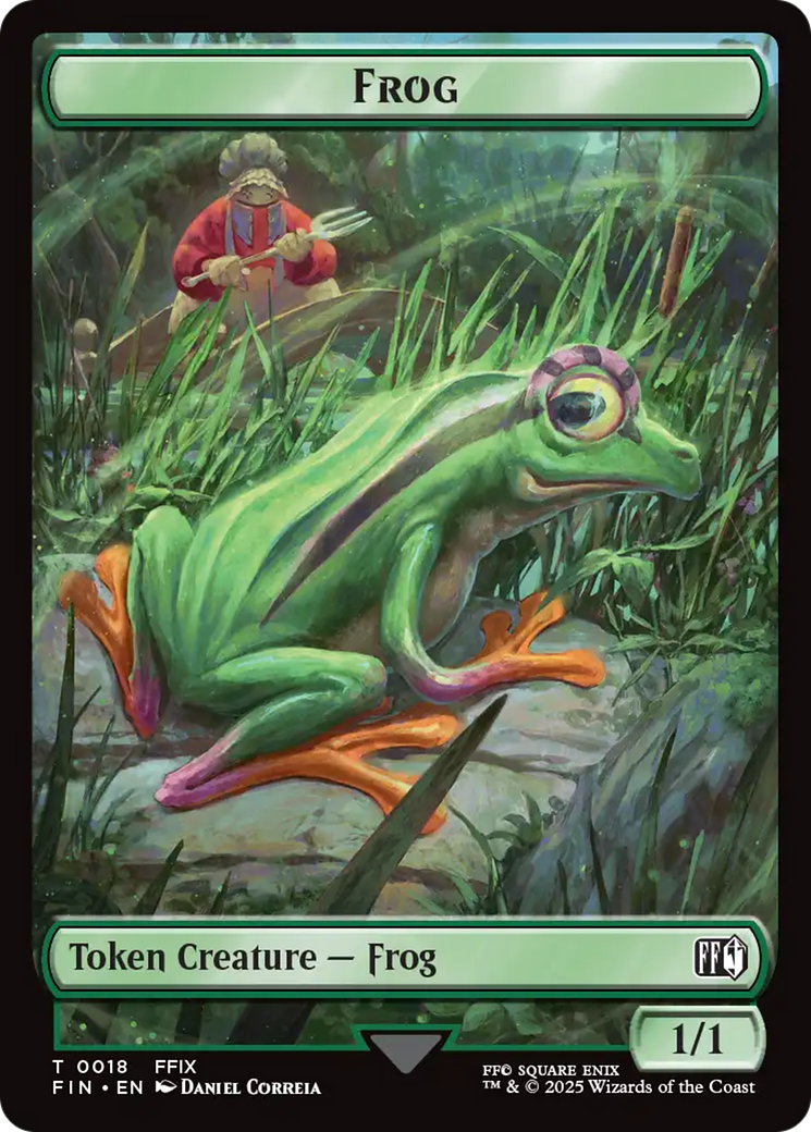 Hero (0008) // Frog Double-Sided Token [FINAL FANTASY Tokens] | Anubis Games and Hobby