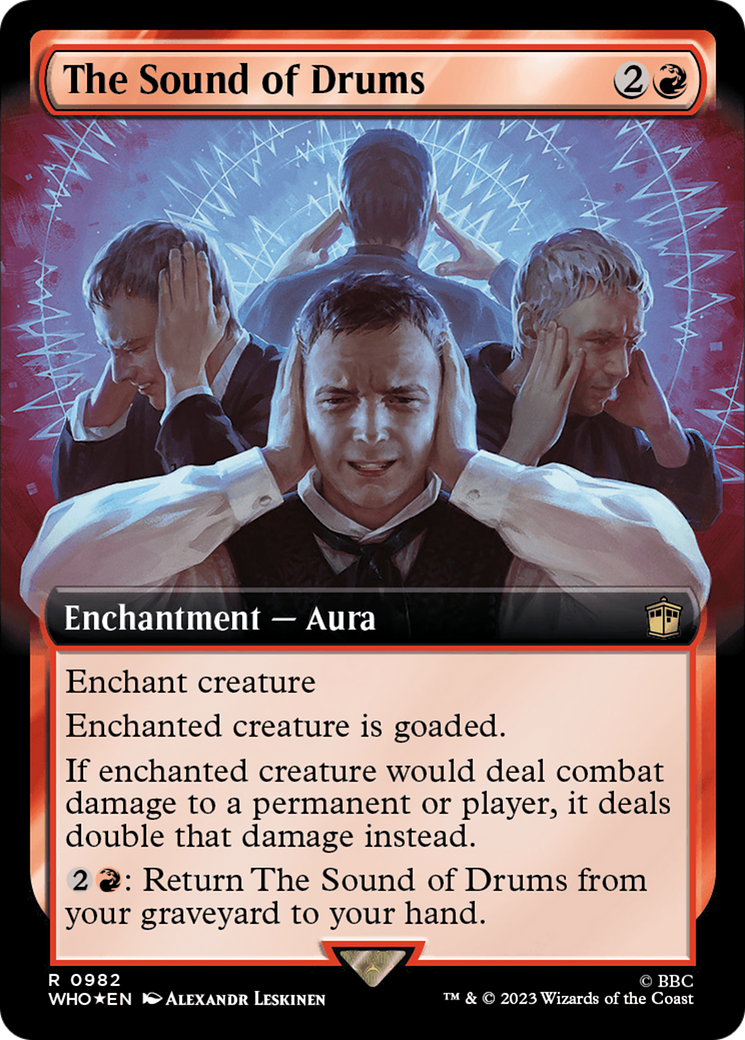 The Sound of Drums (Extended Art) (Surge Foil) [Doctor Who] | Anubis Games and Hobby