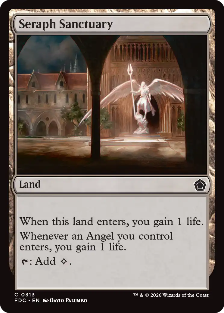 Seraph Sanctuary [Foundations Commander] | Anubis Games and Hobby