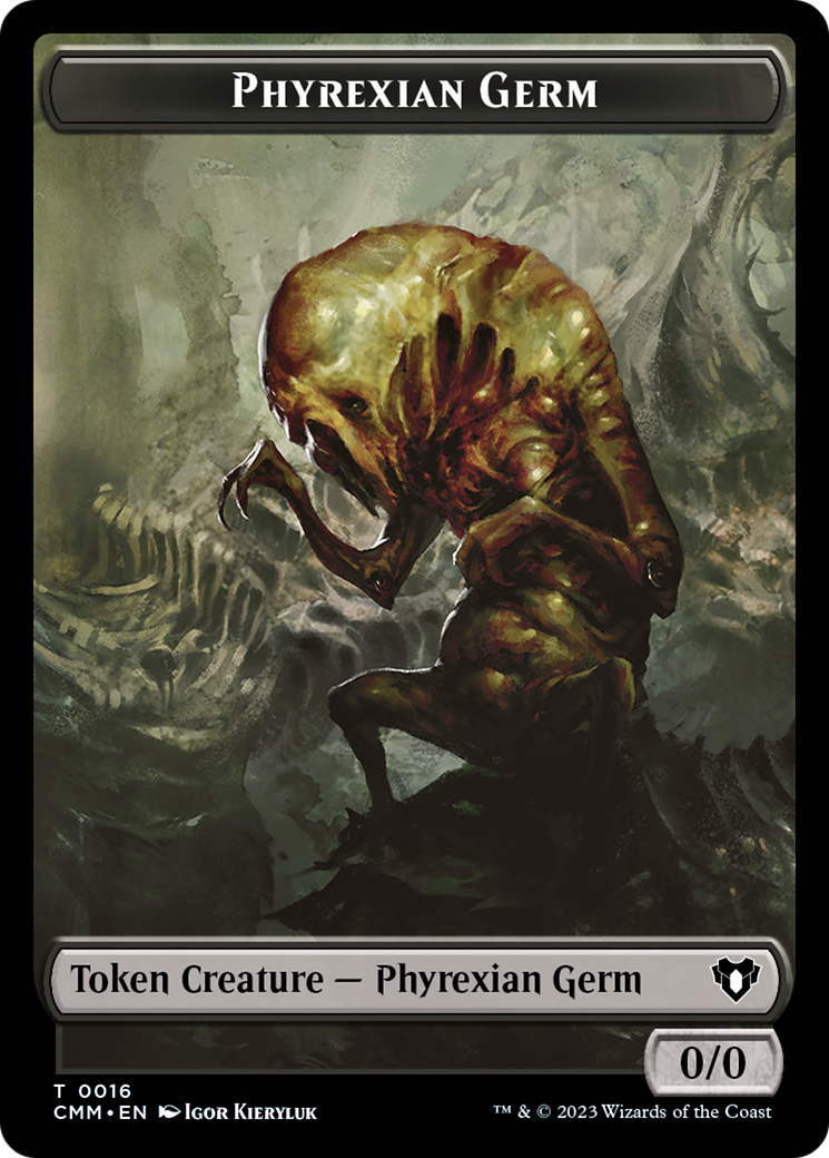 Phyrexian Germ Token [Commander Masters Tokens] | Anubis Games and Hobby