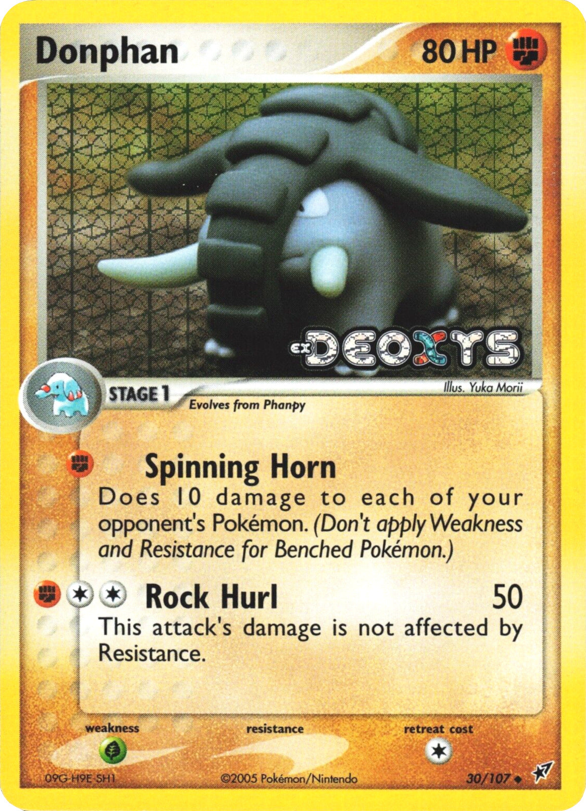 Donphan (30/107) (Stamped) [EX: Deoxys] | Anubis Games and Hobby