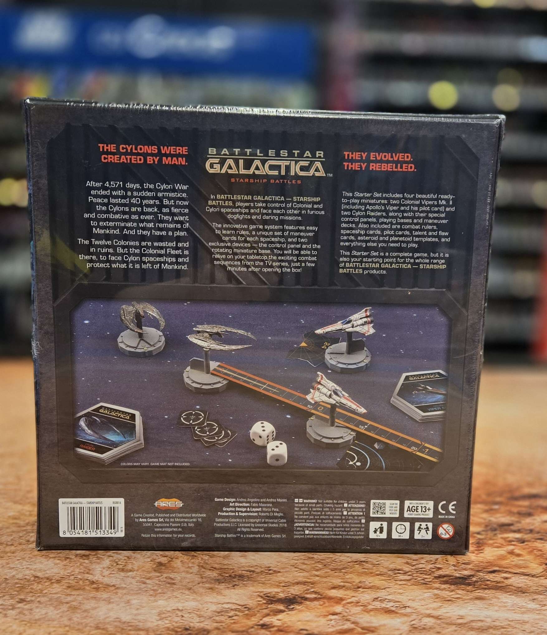Battlestar Galactica: Starship Battles - Starter Set | Anubis Games and Hobby