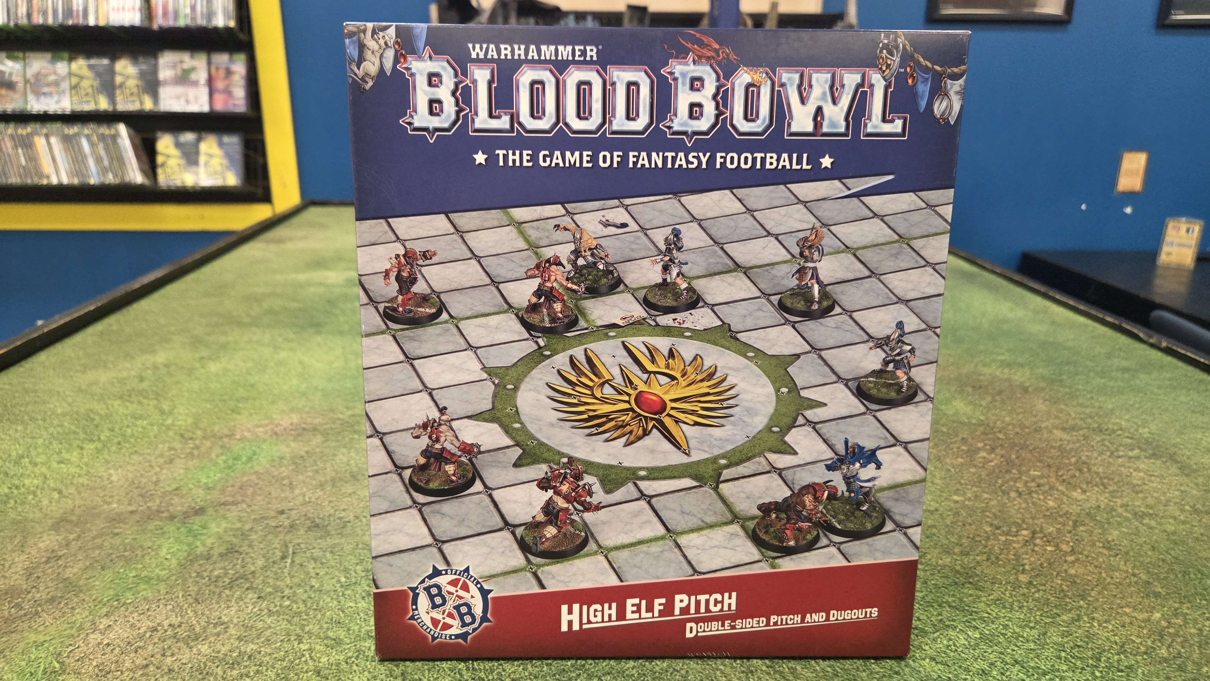 Blood Bowl - High Elf Team Pitch | Anubis Games and Hobby