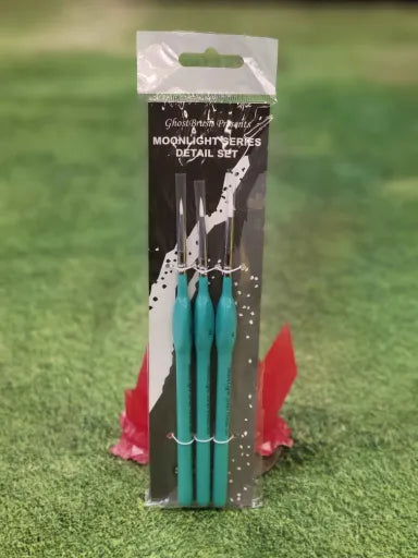 Moonlight Series 3pcs Detail Brush Set | Anubis Games and Hobby