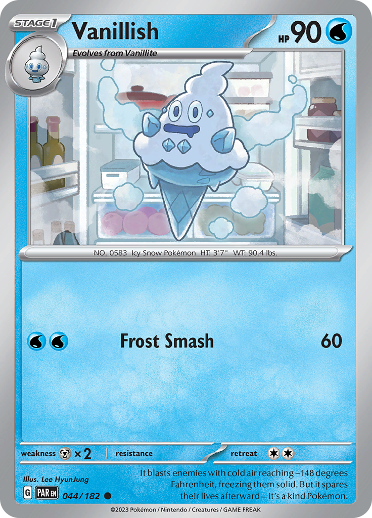 Vanillish (044/182) [Scarlet & Violet: Paradox Rift] | Anubis Games and Hobby