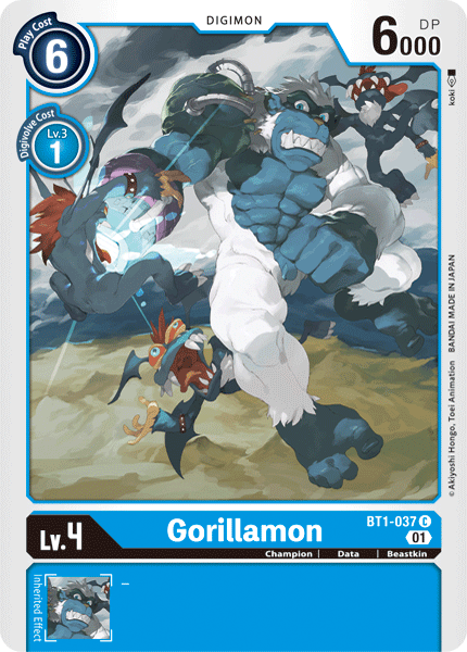 Gorillamon [BT1-037] (Alternative Art) [Starter Deck: Ulforce Veedramon] | Anubis Games and Hobby