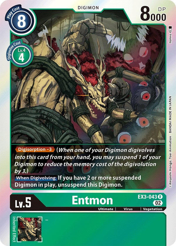 Entmon [EX3-043] [Draconic Roar] | Anubis Games and Hobby