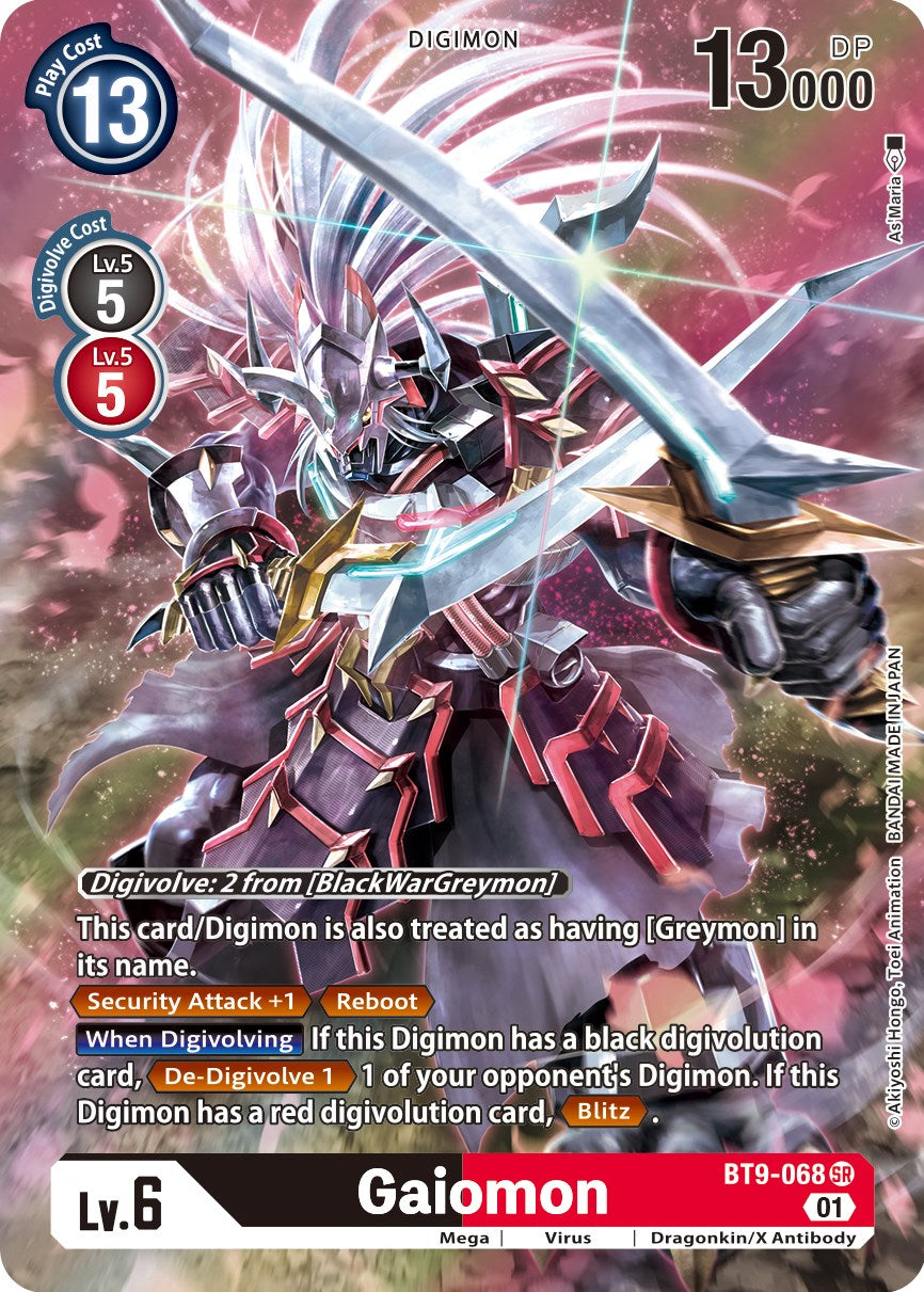 Gaiomon [BT9-068] (Alternate Art) [X Record] | Anubis Games and Hobby