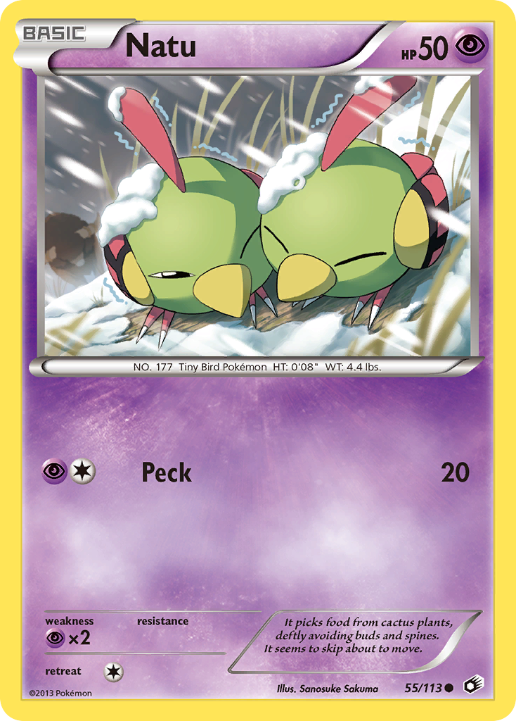Natu (55/113) [Black & White: Legendary Treasures] | Anubis Games and Hobby