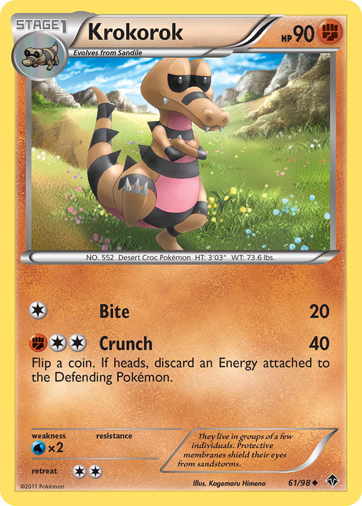 Krokorok (61/98) [Black & White: Emerging Powers] | Anubis Games and Hobby