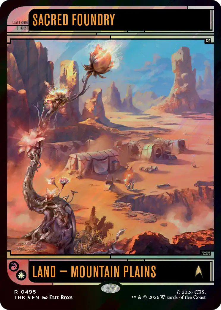 Sacred Foundry (Surge Foil) [Star Trek] | Anubis Games and Hobby