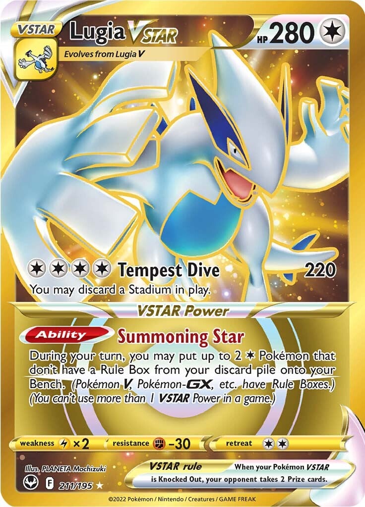 Lugia VSTAR (211/195) [Sword & Shield: Silver Tempest] | Anubis Games and Hobby