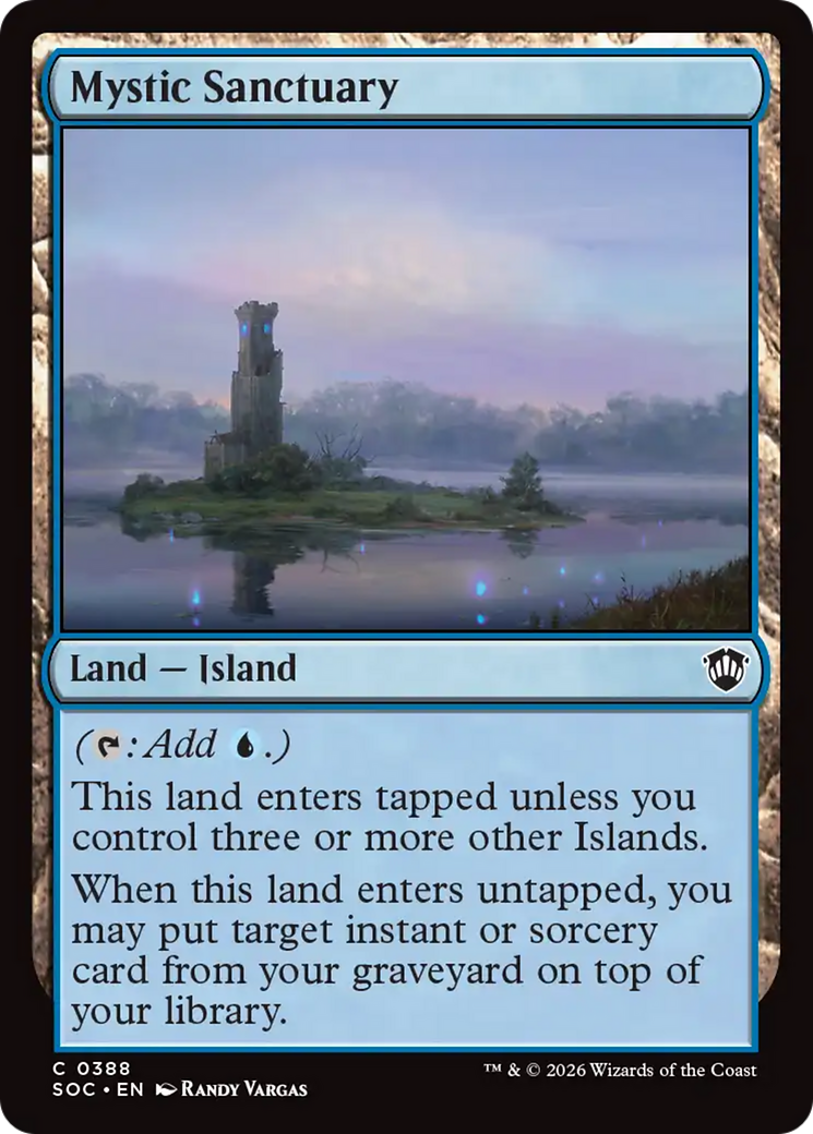 Mystic Sanctuary [Secrets of Strixhaven Commander] | Anubis Games and Hobby