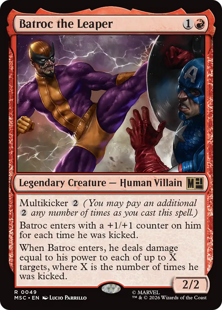 Batroc the Leaper [Marvel Super Heroes Commander] | Anubis Games and Hobby