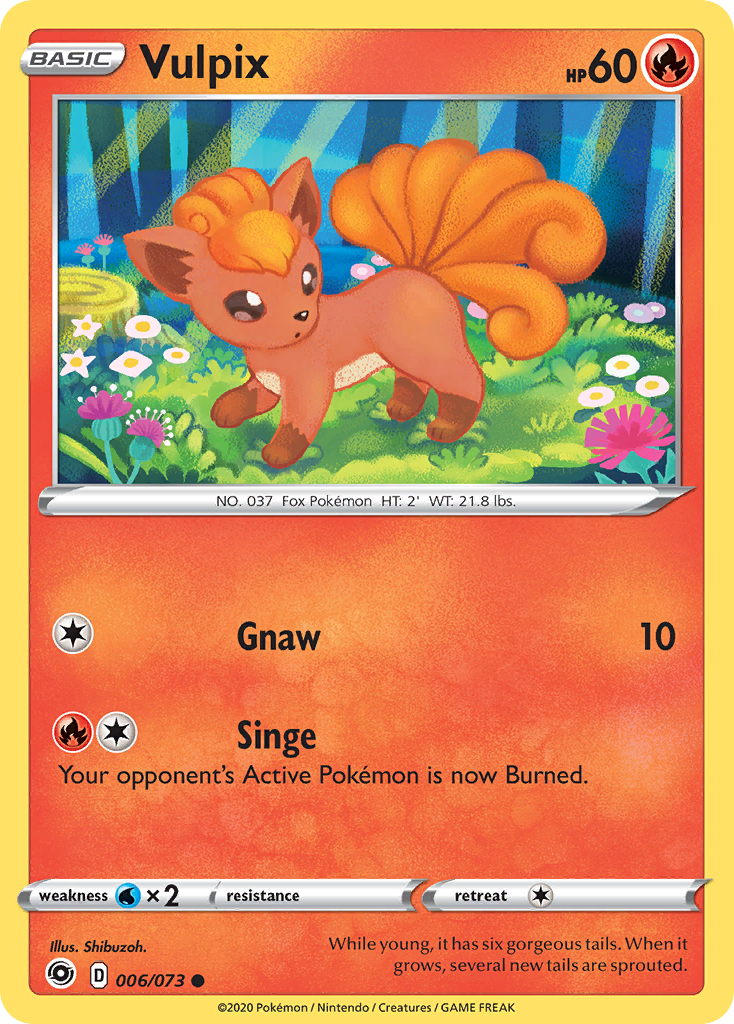 Vulpix (006/073) [Sword & Shield: Champion's Path] | Anubis Games and Hobby