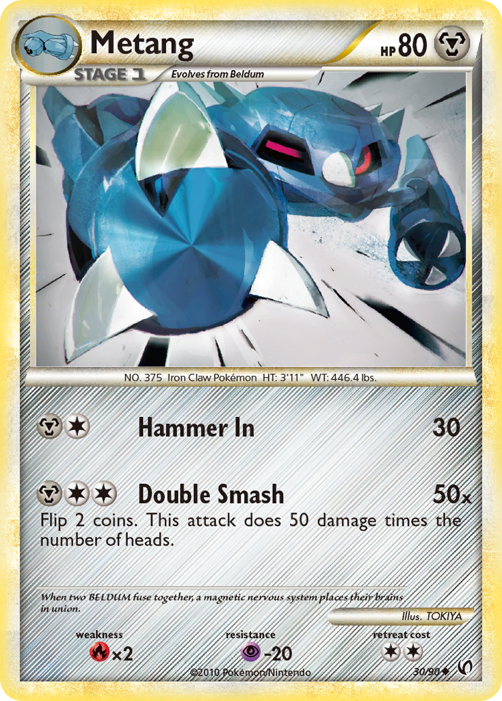 Metang (30/90) [HeartGold & SoulSilver: Undaunted] | Anubis Games and Hobby