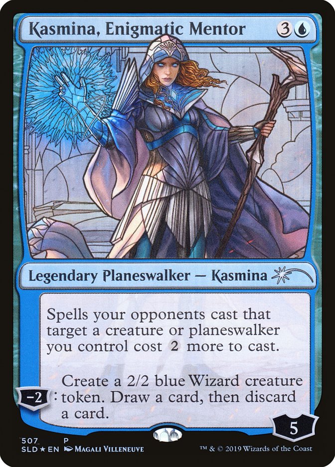 Kasmina, Enigmatic Mentor (Stained Glass) [Secret Lair Drop Promos] | Anubis Games and Hobby