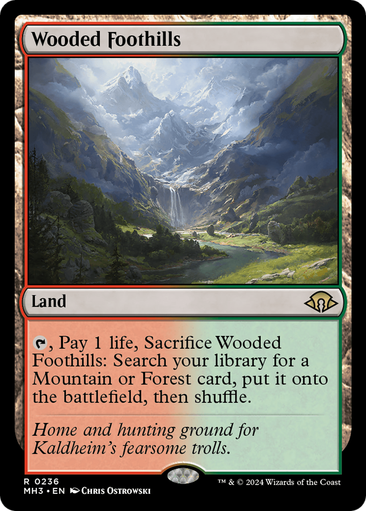 Wooded Foothills [Modern Horizons 3] | Anubis Games and Hobby