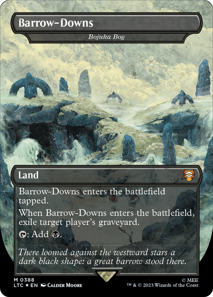 Barrow-Downs - Bojuka Bog (Surge Foil Realms and Relics) [The Lord of the Rings: Tales of Middle-Earth Commander] | Anubis Games and Hobby