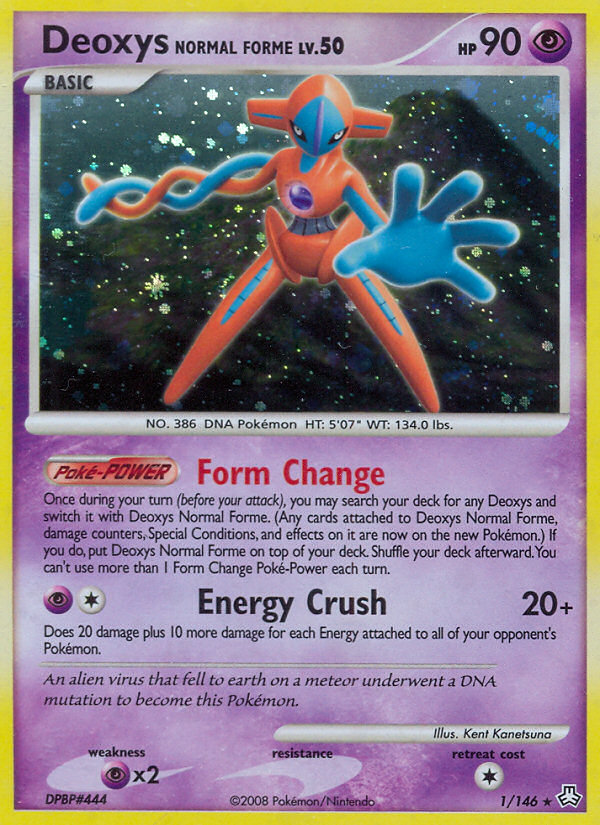 Deoxys Normal Forme (1/146) [Diamond & Pearl: Legends Awakened] | Anubis Games and Hobby
