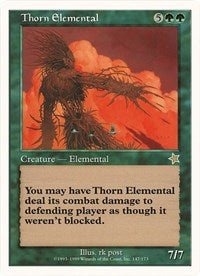 Thorn Elemental (Oversized) [Oversize Cards] | Anubis Games and Hobby