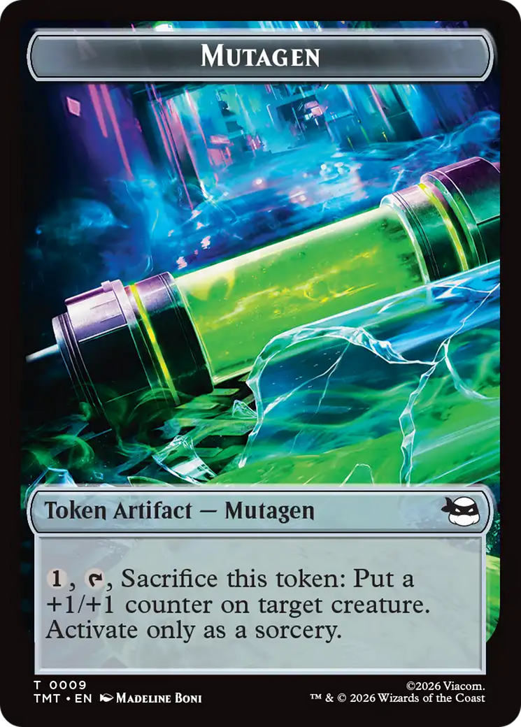 Copy // Mutagen Double-Sided Token [Teenage Mutant Ninja Turtles Tokens] | Anubis Games and Hobby