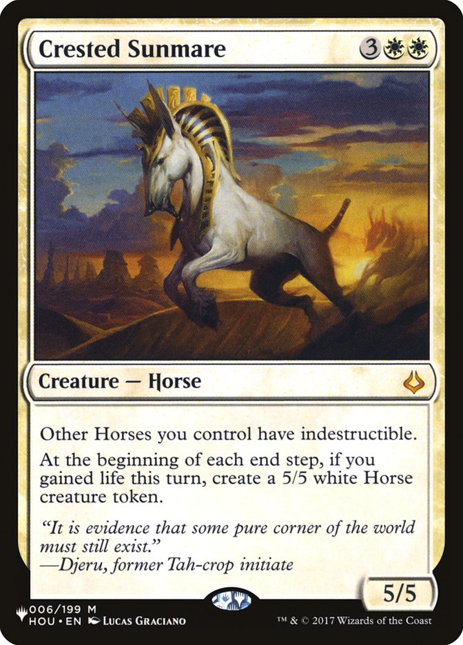 Crested Sunmare [The List] | Anubis Games and Hobby